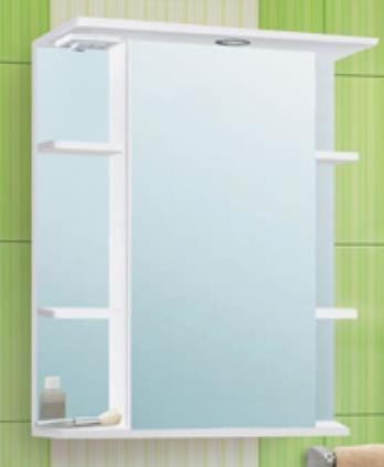 Шкаф зеркальный Лира 700 свет прав. 10676