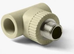 Тройник комбинированный (нар.рез.) 25-1/2 Grise PP-R