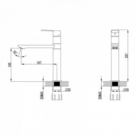 Смеситель для кухни IDDIS Edifice, белый ED5WBSGi05