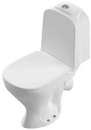 Унитаз компакт Sanita LUXE Classic Basic сид. термопласт, с сист. soft close WC.CC/Classic/2-TM/WHT.G/S1