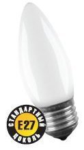 Лампа Navigator B Е27 40W NI-B-40-230-E27-FR свеча матов. 223433