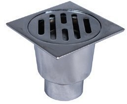 Трап 10х10 нерж.прямой (Е)