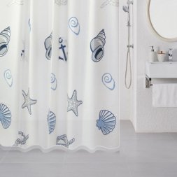 Штора для ванной комнаты, 180*180 см, PEVA, Sea Fantasy, Milardo, 508V180M11 0292
