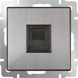 Розетка Ethernet RJ-45 (глянцевый никель) W1181002 Werkel 733149